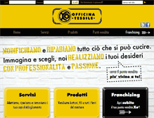 Tablet Screenshot of officinatessile.net